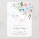 Recherche de bleu pastel invitations Garçon ou fille