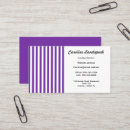 Recherche de rayures violettes cartes visite Entreprise