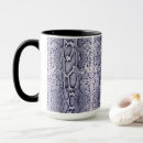 Recherche de peau de serpent tasses Cuir