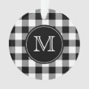 Recherche de buffalo plaid ornements Monogramme