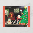 Recherche de chats de noël cartes postales Humour