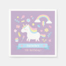 Recherche de licorne mignonne serviettes Invités