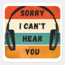 Recherche de citations de musique autocollants Vintage