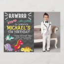 Recherche de partie de dinosaure invitations Rugir