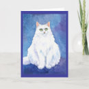 Recherche de blanche de chat vœux cartes Mignon