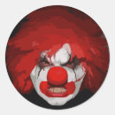 Recherche de visage de clown autocollants Portrait