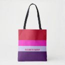 Recherche de rose rouge de rayures sacs Pour elle