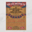 Recherche de vintage baseball baby shower invitations Bébé