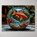 Recherche de dessin poisson rouge posters Animal