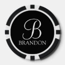 Recherche de monogramme jetons poker Famille