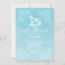 Recherche de horse baby shower invitations Bleu