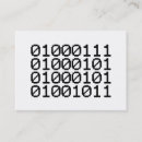 Recherche de code binaire cartes visite Science