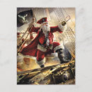Recherche de pirate père noël cartes postales Hiver