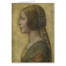 Recherche de léonard de vinci vœux cartes Portrait