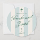 Recherche de palmier vintage invitations Couple