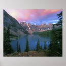 Recherche de moraine de lac posters Coloré