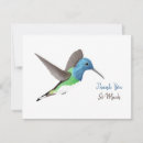 Recherche de colibri bleu vœux cartes Mignon