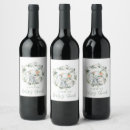 Recherche de éléphant bouteilles vin étiquettes Aquarelle
