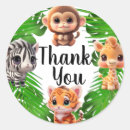 Recherche de petit singe autocollants Tropical