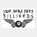 Recherche de grand huit autocollants Billard