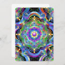 Recherche de motif psychédélique invitations Mandala