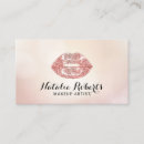 Recherche de lèvre baiser cartes visite Maquillage