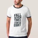 Recherche de proverbe japonais tshirts Résilience