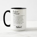 Recherche de la police tasses Département de police