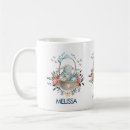 Recherche de lapin bleu tasses Aquarelle