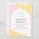 Recherche de tranches de citron invitations Rose