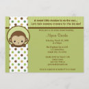 Recherche de singe de mod invitations Bébé