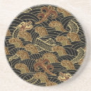 Recherche de dragon dessous de verres Abstrait