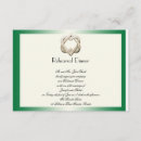 Recherche de coeur irlandais invitations Vert