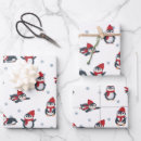 Recherche de pingouin de noël papier cadeau Animal arctique