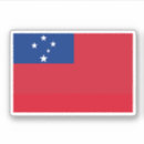 Recherche de samoan autocollants Drapeau