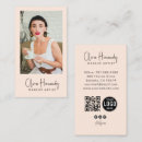 Recherche de maquilleur moderne cartes visite Client(e)