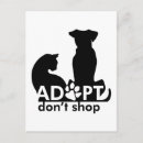 Recherche de pattes de chat cartes postales Dog