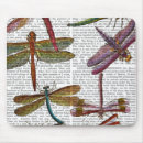 Recherche de libellule tapis souris Fleurs