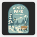 Recherche de winter autocollants Station de ski