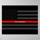 Recherche de pompier art Ligne rouge mince