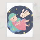 Recherche de lapin fille cartes postales Mignon
