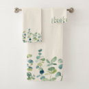 Recherche de eucalyptus bain serviettes Floral