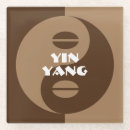Recherche de yin yang dessous de verres Moderne