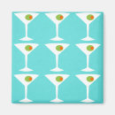 Recherche de martini magnets Rétro