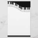 Recherche de piano papier à lettre Musical