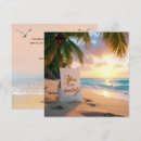 Recherche de plage sable mariage invitations Palmiers