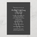 Recherche de mitzvah de barre invitations Monogramme