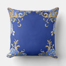 Recherche de bleu royal et or coussins Pour tous