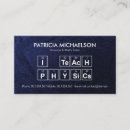 Recherche de physicien cartes visite Professeur de physique