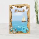 Recherche de bateau à voile vœux cartes Papa